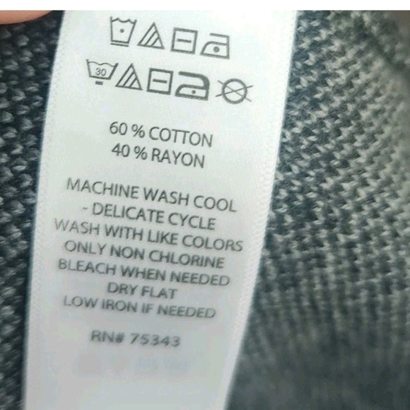 Cynthia Rowley Charcoal Gray Sweater Dress Womens Size Large New NWT - Picture 8 of 8